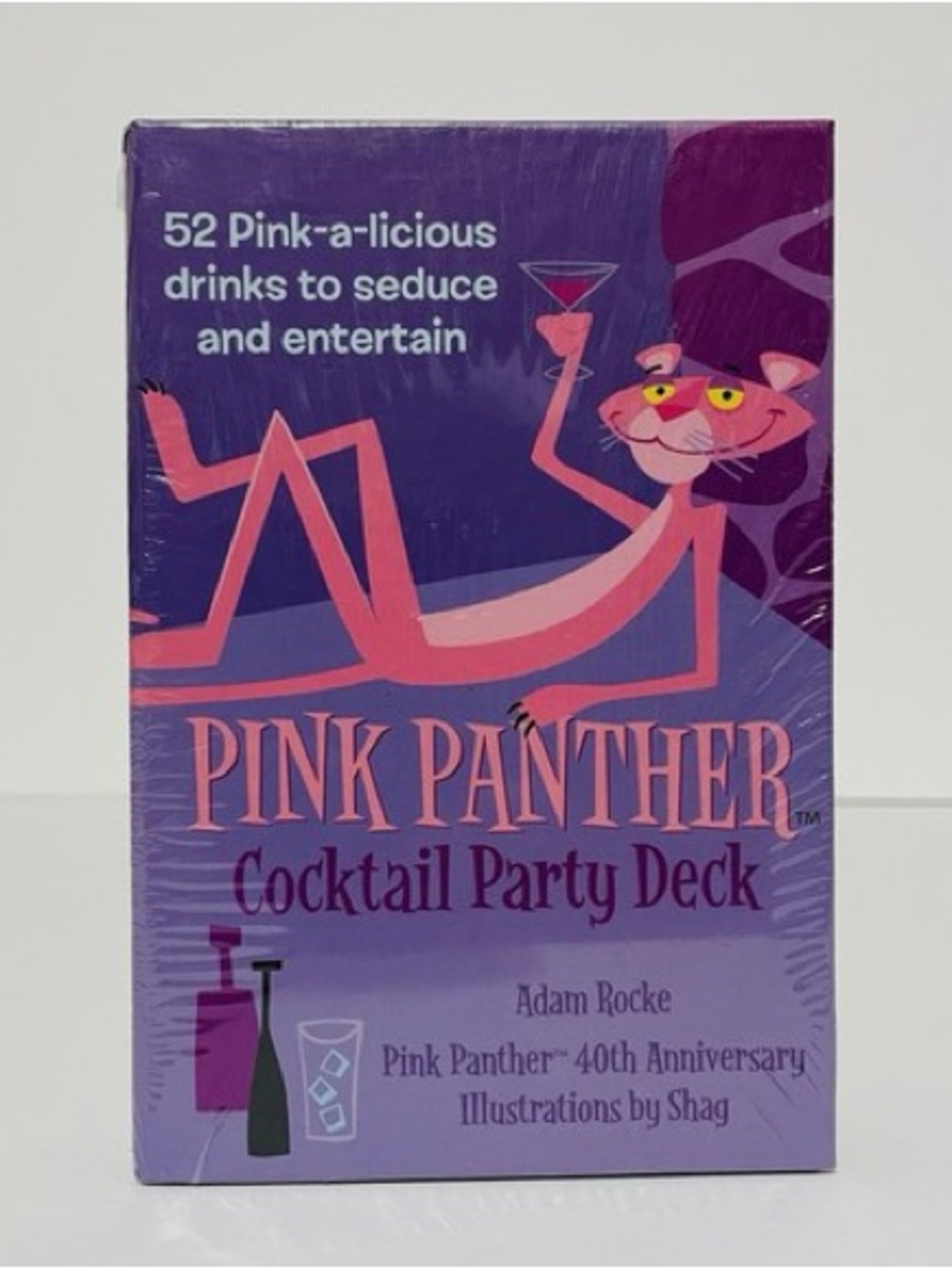 Pink Panther Cocktail Party Deck 52 Mixology How To Drinks Server Sealed New